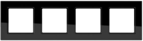 Рамка универсальная Jung A creation 4-м. черный картинка